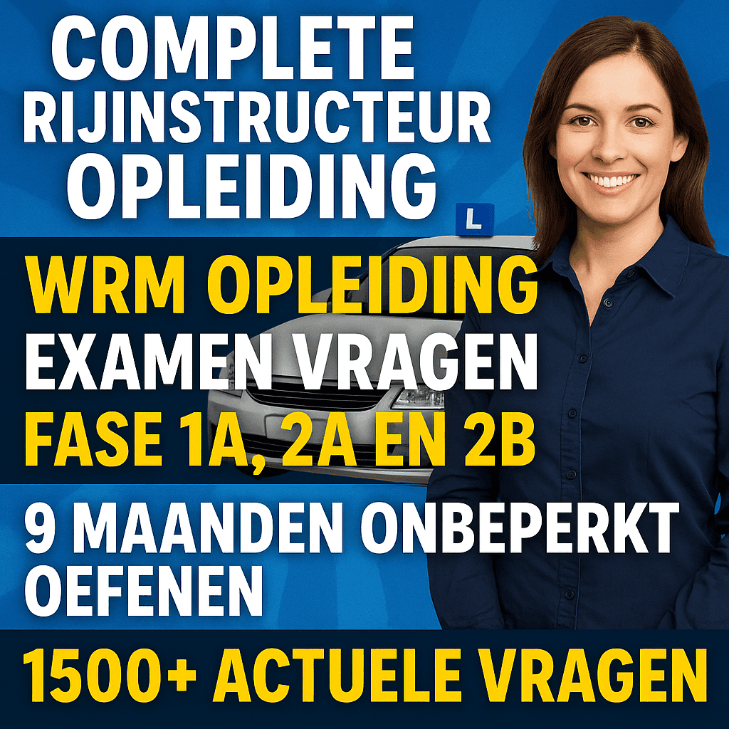 COMPLETE WRM OPLEIDING FASE 1A, 2A EN 2B
