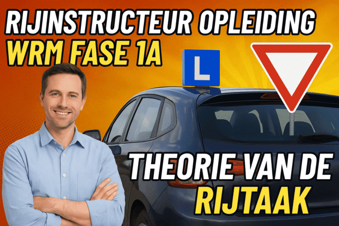 RIJINSTRUCTEUR OPLEIDING WRM FASE 1A THEORIE VAN DE RIJTAAK